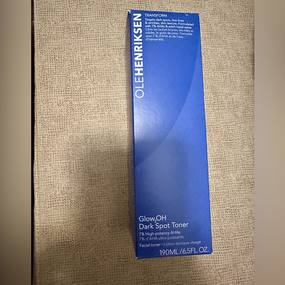 Olehenriksen GLOW2OH DARK SPOT TONER (6.5 oz/ 190 mL) NEW